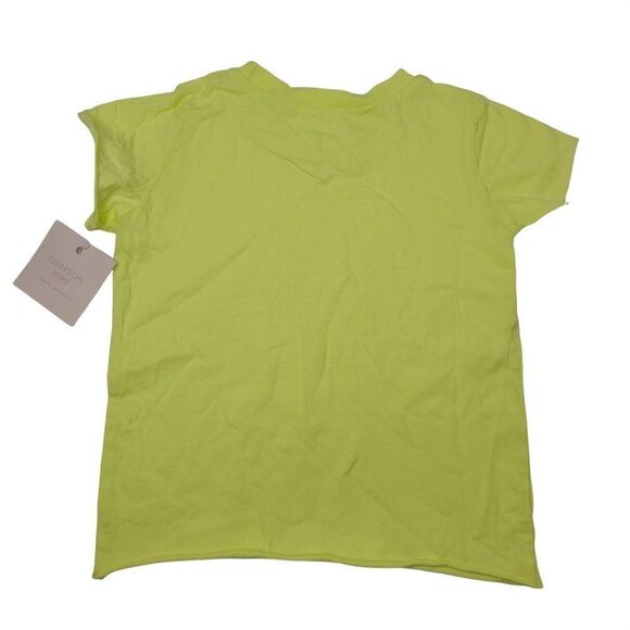 Grayson Mini Toddler Girls More Love Short Sleeve T-Shirt Yellow 3T NEW - Picture 4 of 4